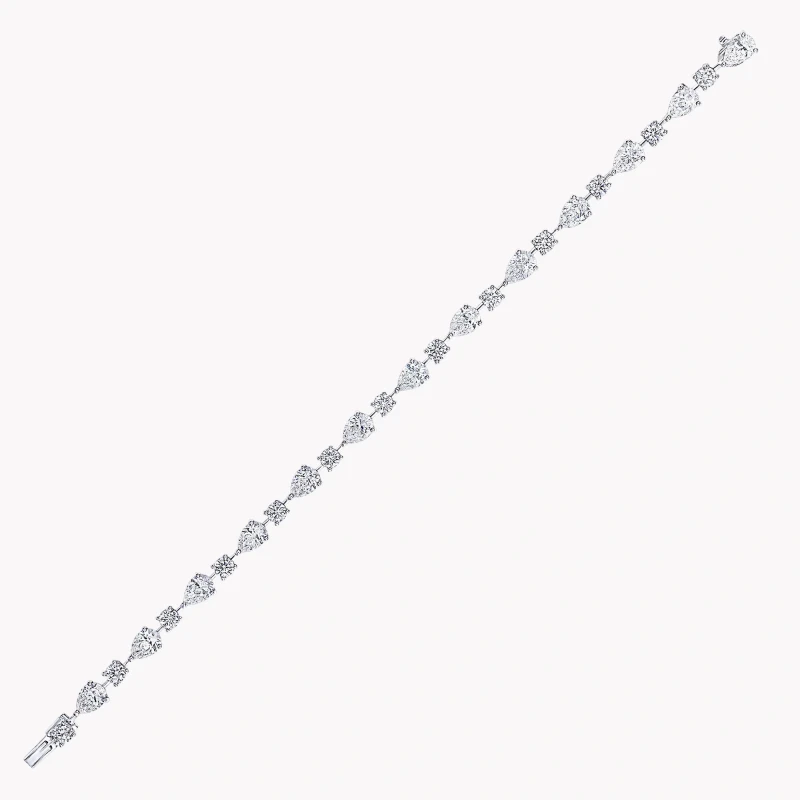 Graff ROUND&PEAR 9.91 CT DIAMONDS BRACELET GB 9.91 CT 2
