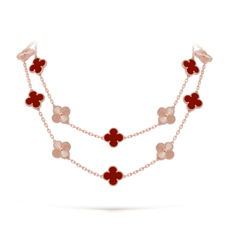 Van Cleef & Arpels Vintage Alhambra long necklace, 20 motifs VCARP7RO00 2