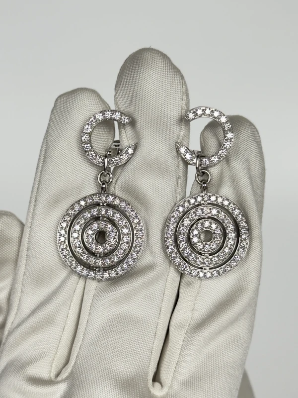 Bvlgari FULL DIAMOND ASTRALE DROP EARRINGS bvlgari 3