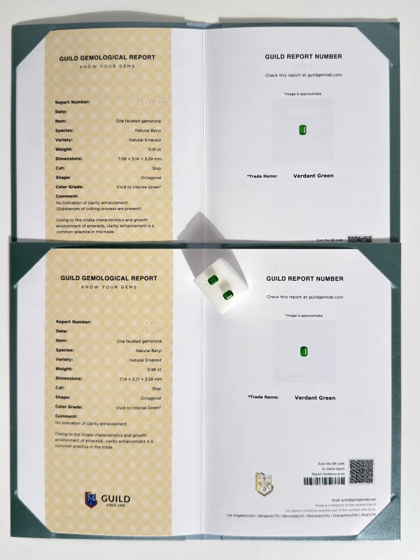 DeRosa EMERALD 1.87 CT VIVID-INTENSE GREEN E255091 4