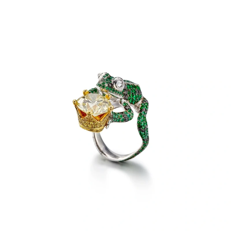 LIMITED EDITION ANIMAL WORLD DIAMOND 3.05 CT RING (SIZE 52)