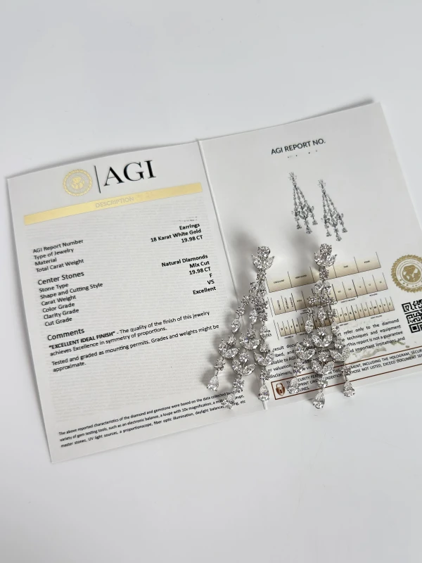 Earrings without a brand MIX CUT 19.98 CT EARRINGS Mix19.98ct 6