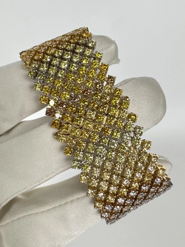 DeRosa DIAMOND 27.28 CT MOSAIC BRACELET B734127283B 3