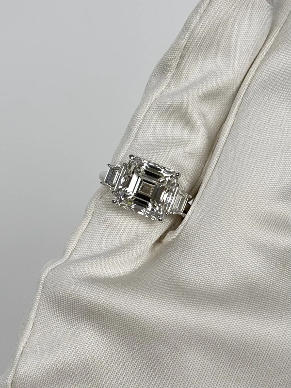 No name ASHER DIAMOND 6.28 CT H/VS2 RING (GIA) NN6.28H 5