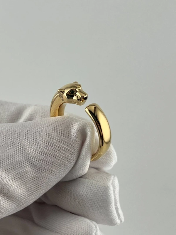 Cartier Panthère de Cartier ring, Small model, , Yellow gold (SIZE 53) B4230151 7