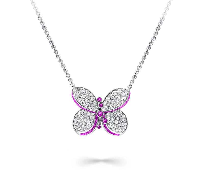 PRINCESS BUTTERFLY  BABY PENDANT