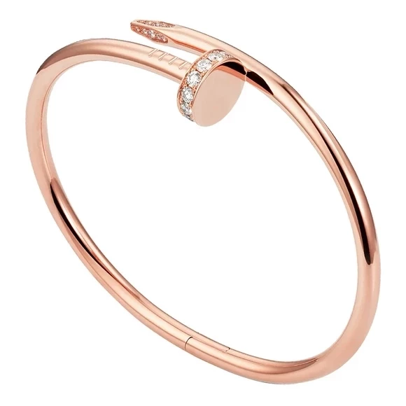 JUSTE UN CLOU BRACELET, ROSE GOLD, DIAMONDS (SIZE 15)