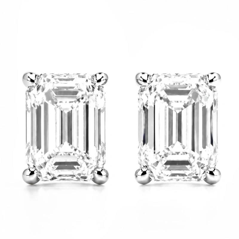EMERALD DIAMONDS 1.50-1.51 CT G/VS1-VS2 EARRINGS (GIA)