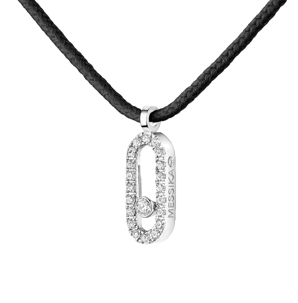 CORDON MESSIKA CARE(S) NOIR PAVÉ PENDANT