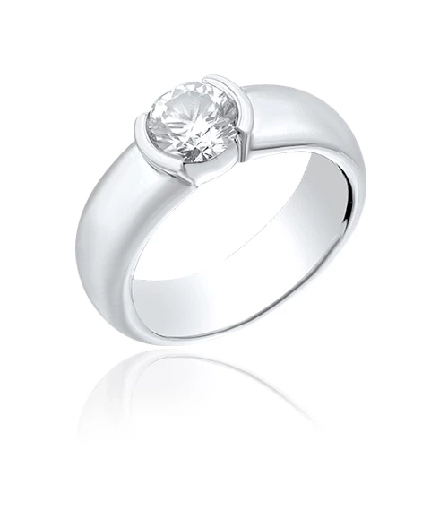 Кольцо с бриллиантом 1,04ct