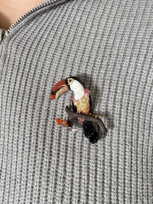 RalfDiamonds TOUCAN BROOCH BROOCH 2