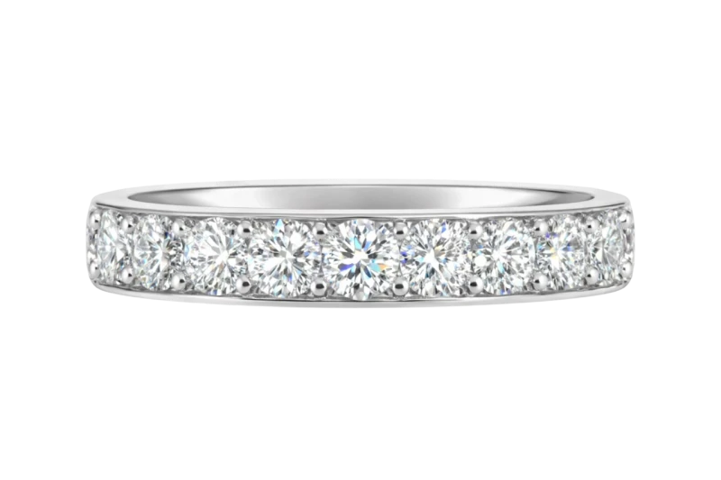 ETERNITY ROUND DIAMOND 2.77 CT F-G/VVS-VS RING