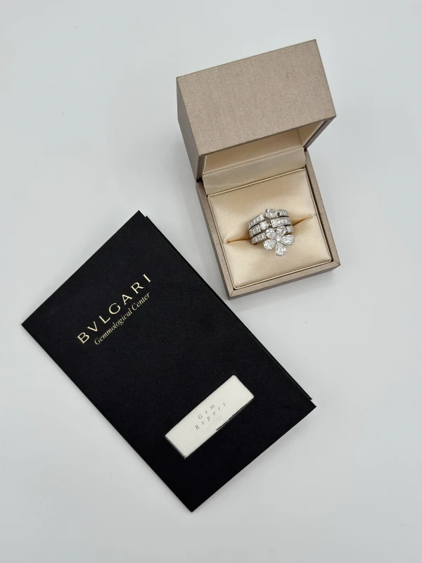 Bvlgari CONTRAIRE DIAMOND 5.72 CT RING (SIZE 53) BVG5.72 5