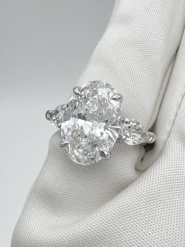 No name OVAL DIAMOND 5.01 CT E/VVS2 RING (GIA) NN5.01-200 4