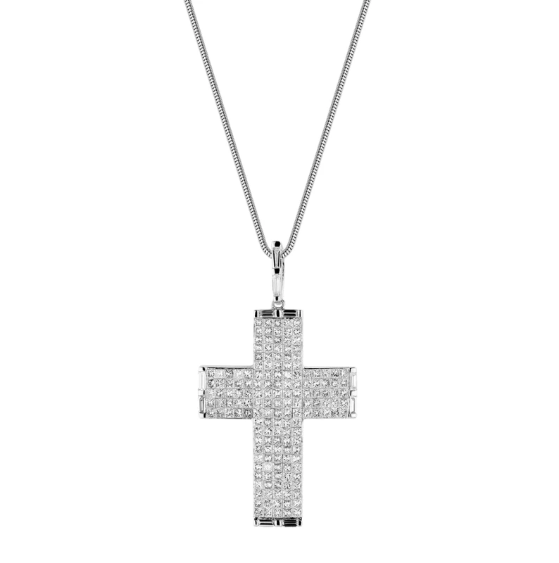 DIAMOND CROSS 4.37 CT