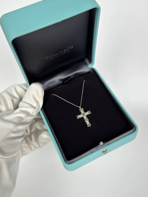 Tiffany & Co Sixteen Stone Cross Pendant 60022679 4