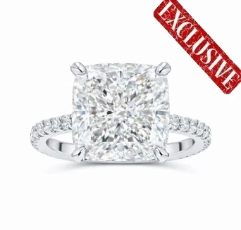 CUSHION 10.04 CT I/VS2 DIAMOND RING