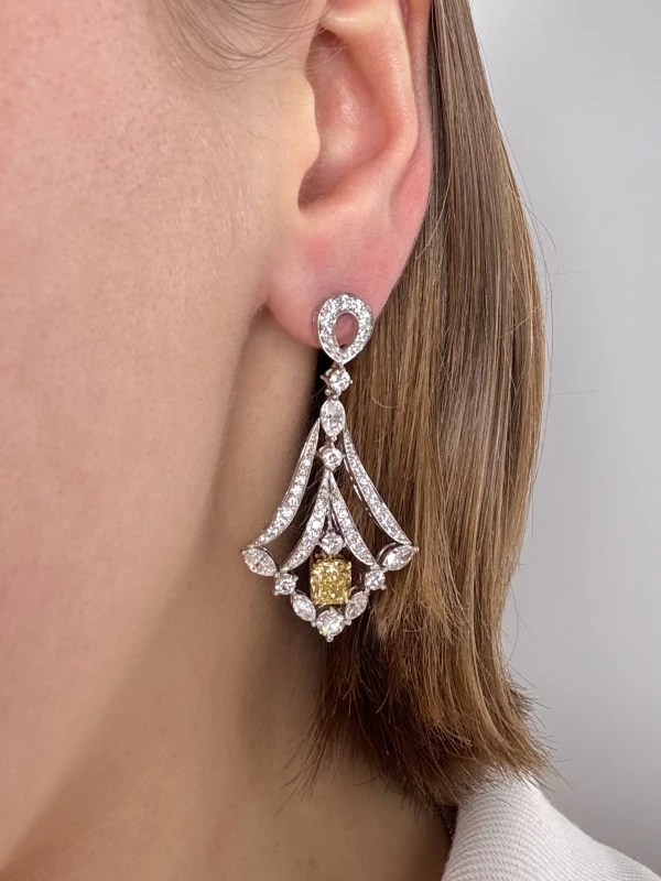 Tiffany & Co СЕРЬГИ С БРИЛЛИАНТАМИ 5,97 CT t & Co 2