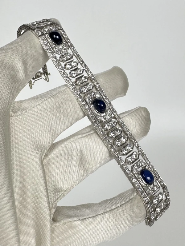 RalfDiamonds SAPPHIRE&DIAMONDS BRACELET (SIZE 18) art.d 2