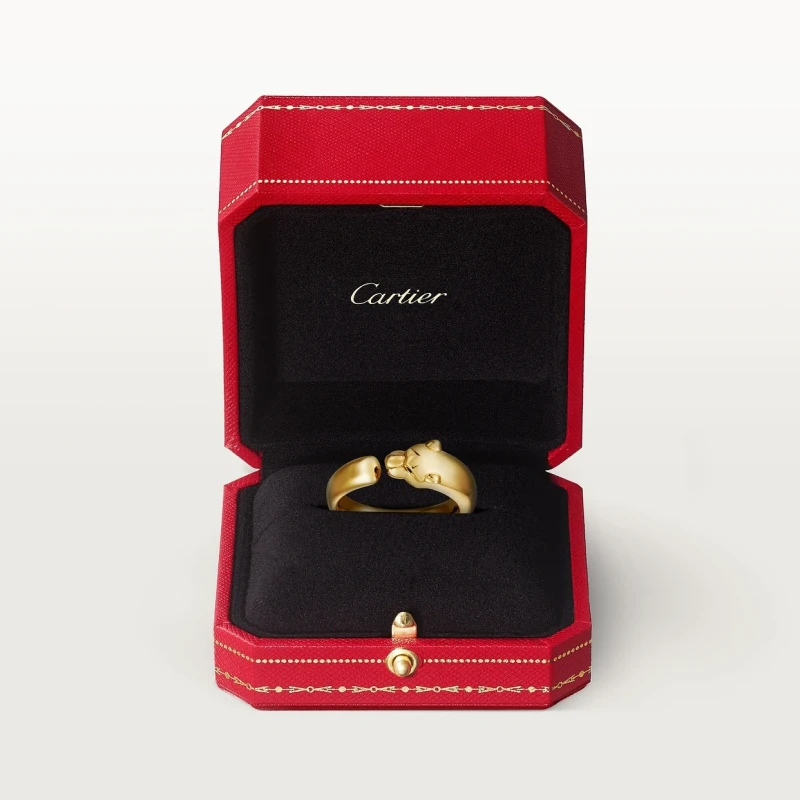 Cartier Panthère de Cartier ring, Small model, , Yellow gold (SIZE 53) B4230153 3