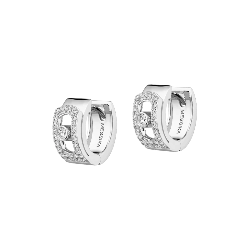 Move Noa pavé hoop earrings