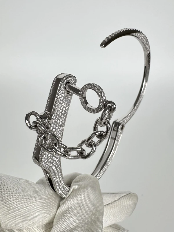 Jacob & Co Love Lockdown Bracelet (SIZE 16) 925611313 5