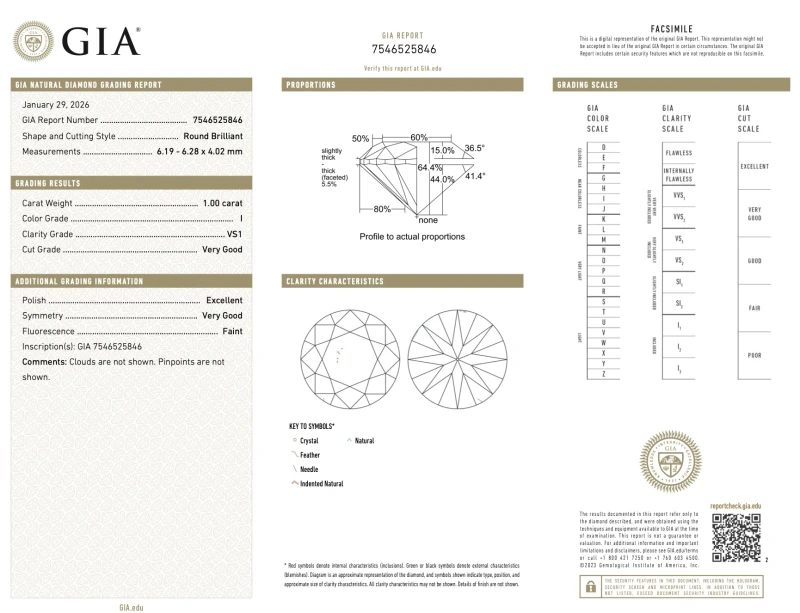 No name ROUND DIAMOND 1.00-1.00 CT I/VS1 EARRINGS (GIA) nn 1.00-1.00 ct I/VS1 3