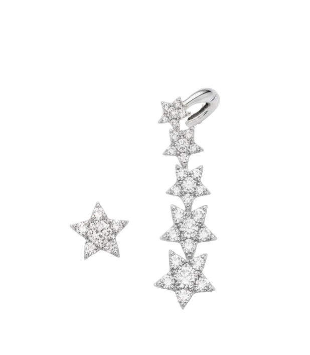 CRIVELLI Серьги из белого золота с бриллиантами 234-6122-BIS 1