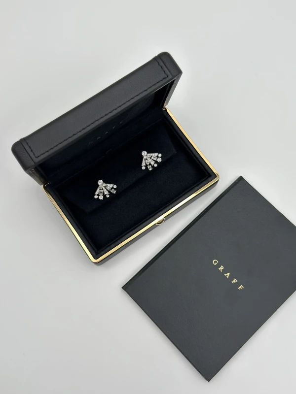 Graff New Dawn Diamond Mini Stud Earrings RGE1527 4