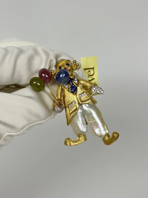 Yvel CLOWN BROOCH 111 2