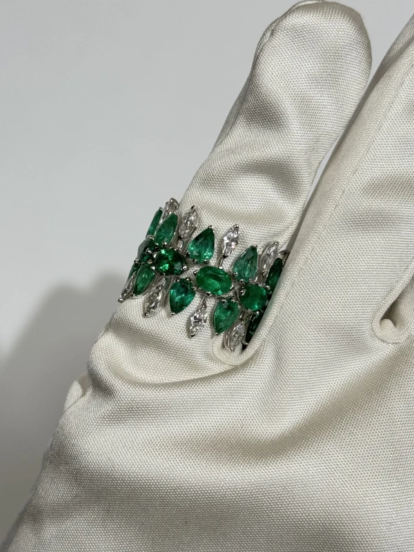 RalfDiamonds EMERALDS&DIAMONDS RING (SIZE 54) RLD1034 3