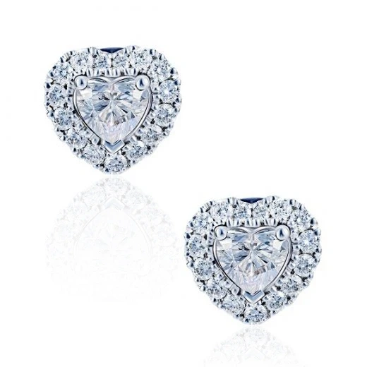 HEART DIAMOND EARRINGS
