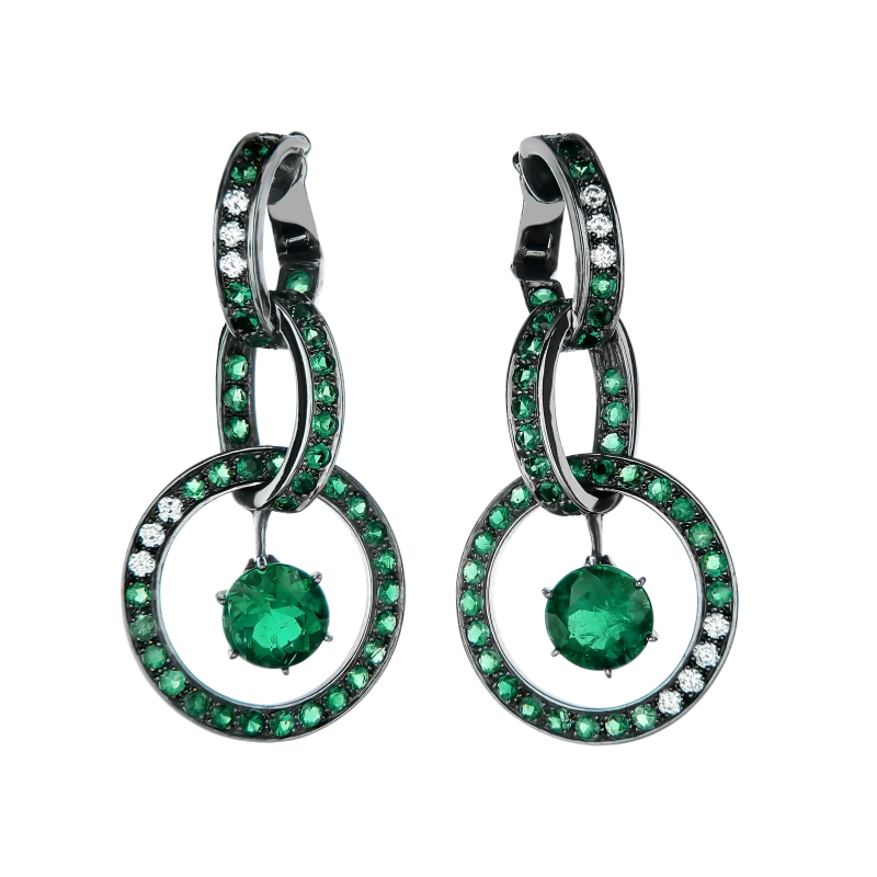 Boucheron DESDEMONA EMERALD 11.39 CT SET EM SET 3