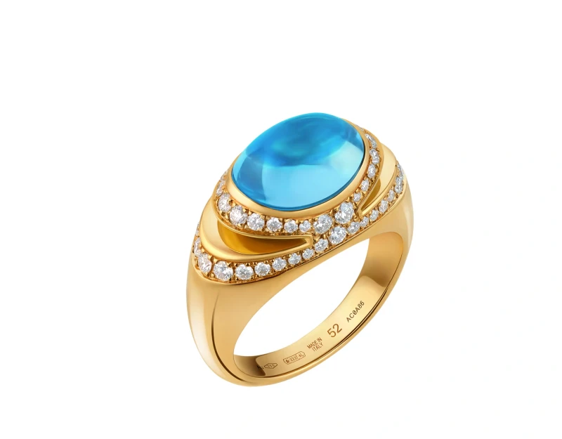 Bvlgari Bvlgari Cabochon Bague (SIZE 53) 361849 2