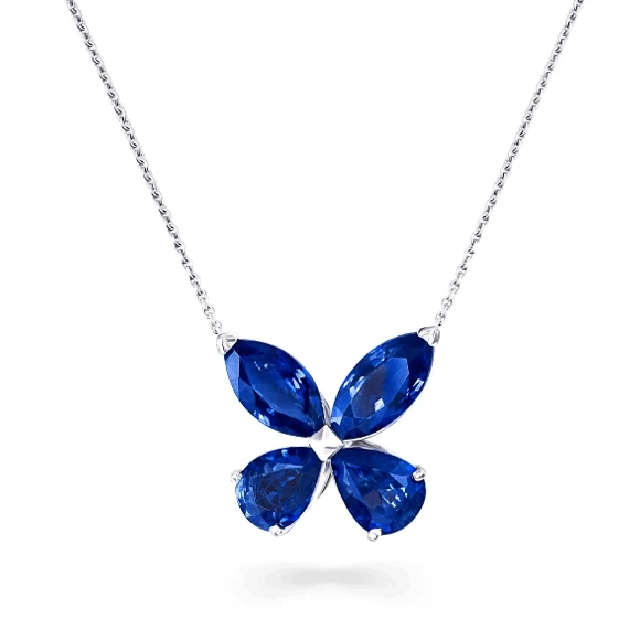 CLASSIC BUTTERFLY SAPPHIRE PENDANT
