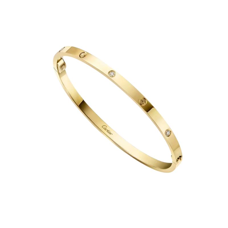 LOVE BRACELET, SMALL MODEL, 6 DIAMONDS (SIZE 16)