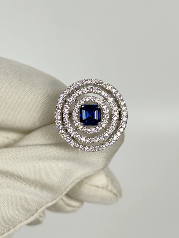 GRAFF BULLSEYE SAHHHIRE SET GR0471 6