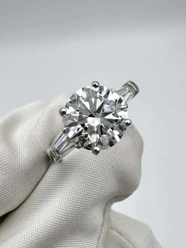 No name ROUND DIAMOND 3.03 CT G/VVS1 RING (GIA) EXEXEX 891-NN3.03 3