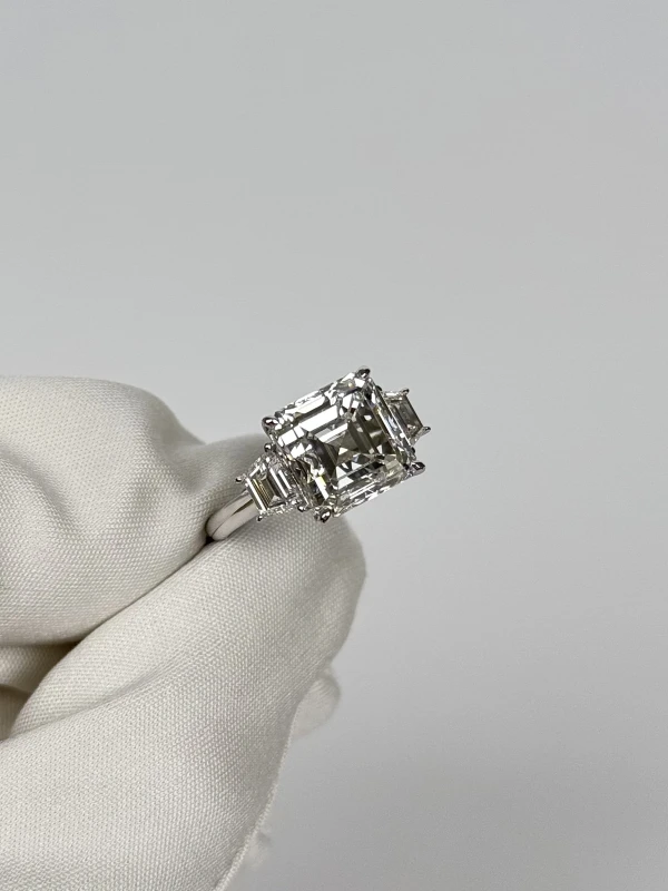 No name ASHER DIAMOND 6.28 CT H/VS2 RING (GIA) NN6.28H 3
