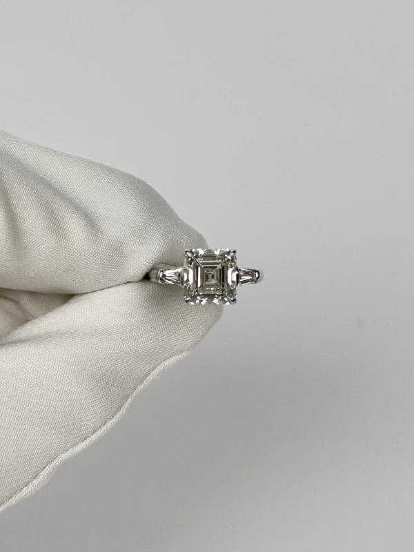 СЕРЬГИ NO NAME ASHER DIAMOND 4.01 CT H/VS1 RING (GIA) NN4.01H 2