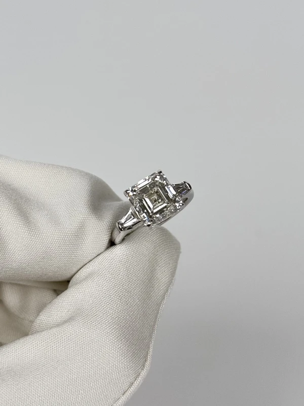 СЕРЬГИ NO NAME ASHER DIAMOND 4.01 CT H/VS1 RING (GIA) NN4.01H 3