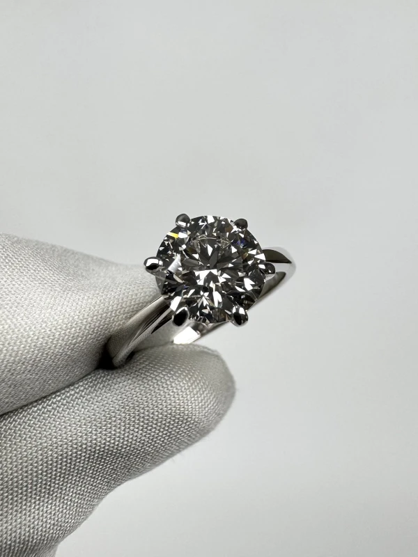 СЕРЬГИ NO NAME NN2.01H/VVS1 ROUND DIAMOND 2.01 CT H/VVS1 RING (GIA) NN2.01H/VVS1 4