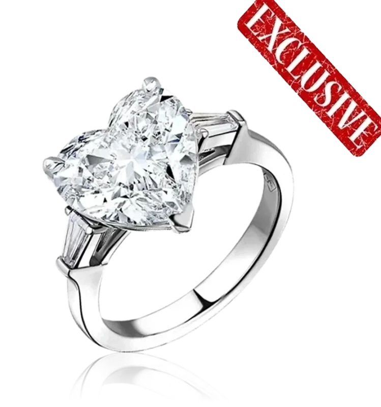 HEART DIAMOND RING 4.22 CT E/VS2 (GIA)
