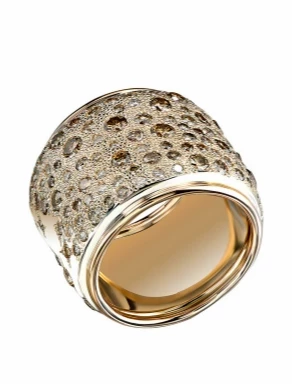 Sabbia Rose Gold and Diamonds Ring