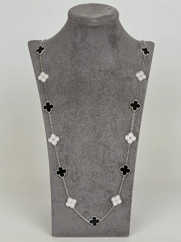 Van Cleef & Arpels Vintage Alhambra long necklace, 20 motifs VCARP2R800 2