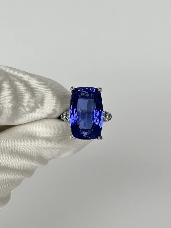 VERDI JEWELLERY КОЛЬЦО С ТАНЗАНИТОМ 21.67 CT A16D 2