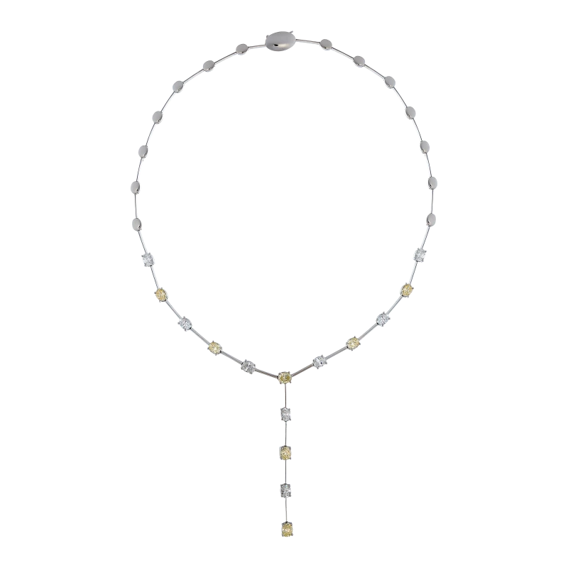 OVAL DIAMONDS NECKLACE
