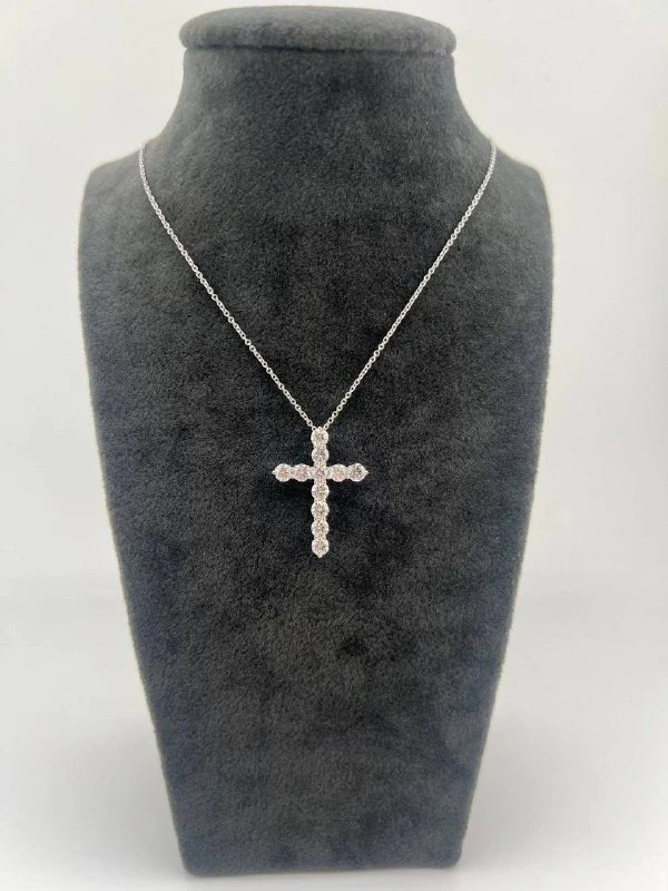 Tiffany & Co CROSS PENDANT LARGE MODEL 1.71 CT T&Co 2