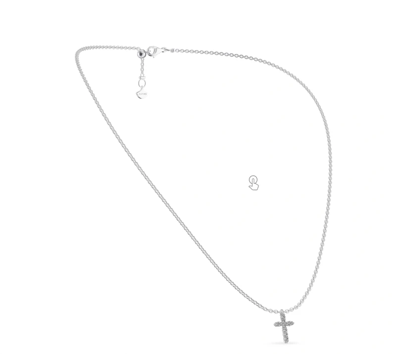 GRAFF Round Diamond Cross Petite Pendant RGP009 3