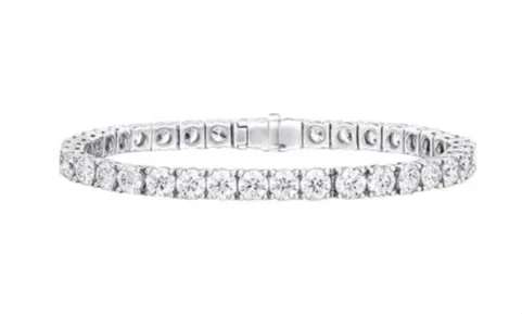 ROUND DIAMOND 11.70 CT F-G-H/VVS-VS BRACELET (SIZE 17.5)